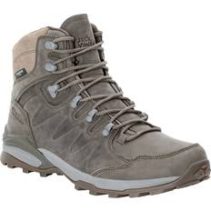 40 ½ - Unisex Trekkingschuhe Jack Wolfskin Herren Multifunktionsschuhe REFUGIO TEXAPORE LOW Braun