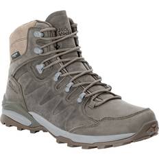 Jack Wolfskin Unisex Hiking Shoes Jack Wolfskin Refugio Texapore Hiking Shoes - Cold Coffee