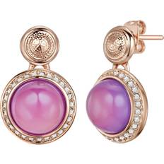 Plastique Boucles d'oreilles Lulu & Jane Luluandjane damen ohrstecker metall-legierung kunststoff roségold