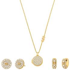 Michael Kors Piece Earring & Necklace Jewellery Box Gift Set, One Colour, Women One Colour