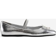 Men Ballerinas Kenneth Cole Myra Ballet Flat in Silver, Silver