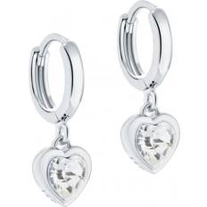 Crystal Earrings Ted Baker Hanniy Crystal Heart Huggie Earrings