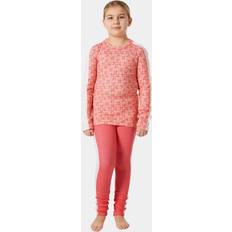 18-24M Couches de base Helly Hansen Graphic Lifa Merino Set - Sunset Pink