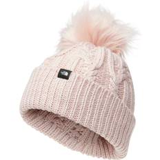 Recycled Materials Accessories The North Face Oh Mega Fur Pom Beanie Kids Pink Moss