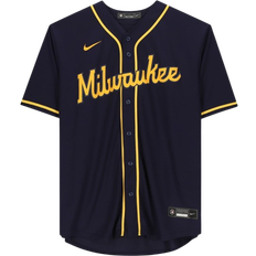 Fanatics Authentic Christian Yelich Milwaukee Brewers Autographed Blue Alternate Replica Jersey