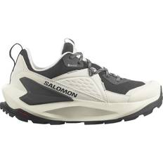 Salomon Hvid Vandresko Salomon Buty Gore Tex Damskie Elixir GTX - Vanila/Phantom/Metal