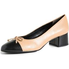 43 ½ Tacchi e Décolleté Tory Burch Bow Ballet High Heel Pumps - Pink/Black