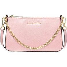 Michael Kors Jet Set Medium Saffiano Leather Crossbody Bag - Powder Blush