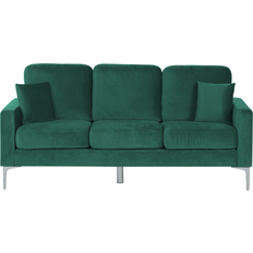 Canapé 3 Places - Canapé Divan Canapés Beliani Gavle Dark Green Canapé 183cm Canapé 3 Places