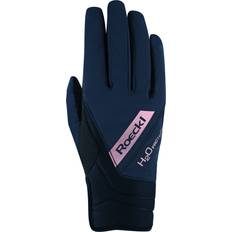 Impermeable Guantes Roeckl Guantes de Equitación Waregem - Black/Copper