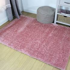 Flair Rugs 160x230cm Velvet Shaggy Cozy Trendy Plush Handtufted Pink