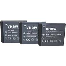 3 Paquet Batteries et Chargeurs VHBW Batteries for Kodak EasyShare 650mAh Compatible 3-pack