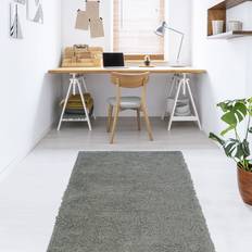 Carpets & Rugs The Rug Wholesaler Cosy Soft Warm 25mm Grey