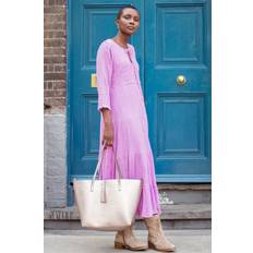 Guld - Midiklänningar Aspiga DO NOT MAKE LIVE Crystal Embroidered Midi Dress Lilac