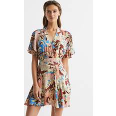Reiss Kara Floral Print Mini Multi