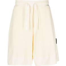 Stone Island Trousers & Shorts Stone Island Stone Island Shadow Project Compass-patch chino shorts men Cotton/Polyamide Yellow