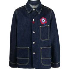 Kenzo Target denim jacket men Cotton Blue