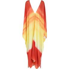 Amir Slama printed beach dress women Polyamide/Elastane Orange