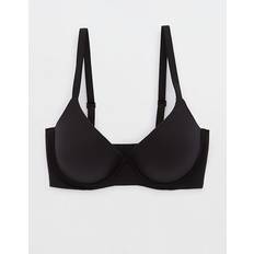 Aerie SMOOTHEZ Pull On Push Up Bra Women's True Black True Black