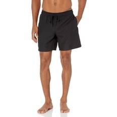 Amazon Essentials Men's 7 Quick-Dry Swimming Trunks - Black