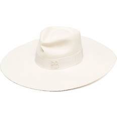 Skiing - Women Hats RUSLAN BAGINSKIY Fedora Straw Hat White