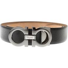 Ferragamo Salvatore Ferragamo Men's Black Adjustable Gancini Belt, Brand