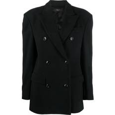 Amiri Blazers Amiri double-breasted cotton blazer women Cotton Black