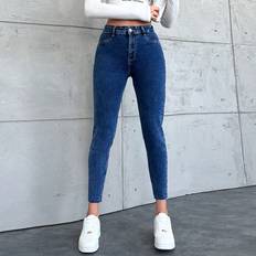 Rot Jeans Shein Women's Skinny Jeans, Tight-fitting Denim Pants