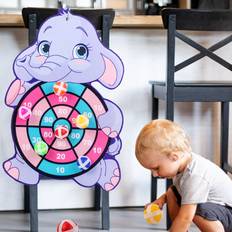 Shein 4pcs Kids' Dartboard W/ Sticky Balls Target, Parent-child Indoor & Outdoor Ball Game Toy