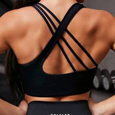 Shein Damen BHs Shein Low Cut Criss-cross Straps Design Sport Bra With Back Beauty Function