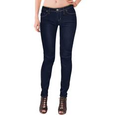 Corduroy - Women Jeans Hybrid & Company Womens Super Comfy Stretch Denim 5 Pocket Blueblack