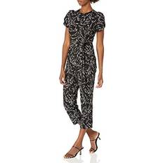 Calvin Klein Jumpsuits & Overalls Calvin Klein Calvin Klein womens Tulip Sleeve Jumpsuit with Self Belt, Multicolor