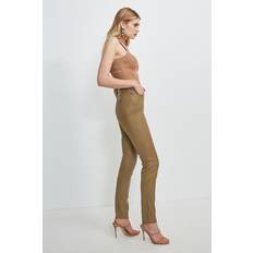 Leather Jeans Karen Millen Stretch Leather Five Pocket Jean