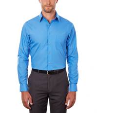 Van Heusen Van Heusen Men's Classic-Fit Point Collar Poplin Dress Shirt Pacifico Pacifico