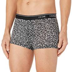 Men's Underwear Calvin Klein Calvin Klein Men's Ck One Micro Low Rise Trunks, Black Composition Print