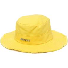 Jacquemus Le Bob Artichaut bucket hat women Cotton Yellow