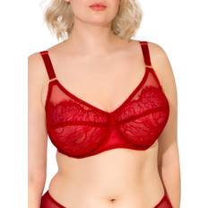 Smart & Sexy Plus-Size Lace Mesh Unlined Underwire Full Coverage
