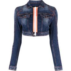 DSquared2 Women Jackets DSquared2 cropped denim cotton jacket women Cotton Blue