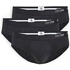 Men's Underwear Calvin Klein Calvin Klein Men's Underwear CK One Micro Hip Briefs, Black/Black/Black