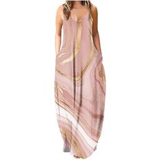 Diesel Long Dresses Diesel Summer Dress for Women Dressy Casual Funny Graphic Dresses Strap Sleeveless Sexy Maxi Dresses Pockets Beach Sundress
