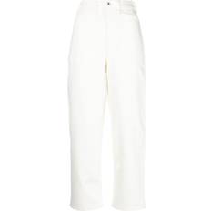 Kenzo Women Jeans Kenzo high-rise straight-leg jeans women Cotton/Elastane White