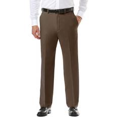 L29 Trousers Haggar Haggar Men's Cool Pro Classic Fit Flat Front Pant Regular and Big & Tall Sizes, Light Toast, 44Wx29L