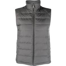 Acrylic Vests Thom Browne 4-Bar Stripe padded gilet women Polyester/Polyester/Feather Down/Wool/Polyamide/Acrylic/Spandex/Elastane Grey