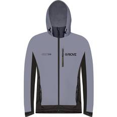 Proviz reflect360 wasserdichte outdoor-jacke mit fleecefutter für herren Silber
