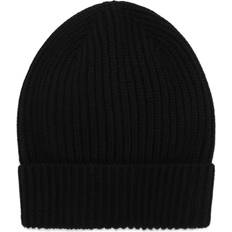 Dolce & Gabbana Beanies Dolce & Gabbana ribbed-knit turn-up beanie women Wool/Cashmere One Black