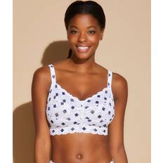 Bloemen Beha's Cosabella Never Say Never Printed Curvy Sweetie Bralette - Diamond Navy