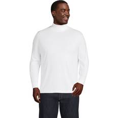 Lands' End L Tops Lands' End Lands' End Men's Super-t Turtleneck T-Shirt White White