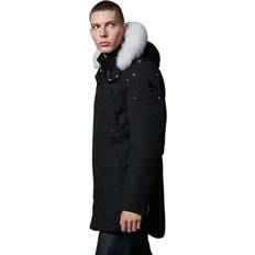 Moose Knuckles Moose Knuckles Men's Down Stirling Parka Coat, Deep Black/White