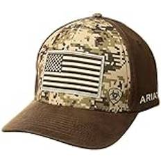 Men - Multicolored Caps Ariat Men's Snapback Cap in Brown