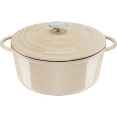 Thermo-Spot Cocottes Tefal Cocotte Ronde LOV 7.4 L Beige avec couvercle